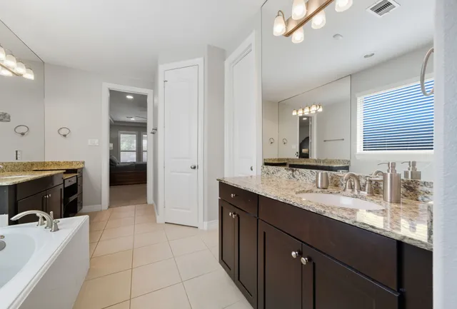 a view of swimming pool from a patio