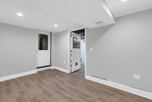 wooden floor in an empty room