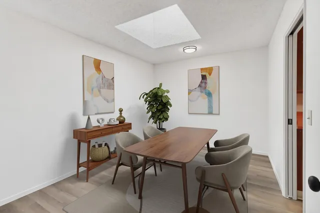 wooden floor in a room