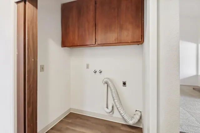 a backyard of a house