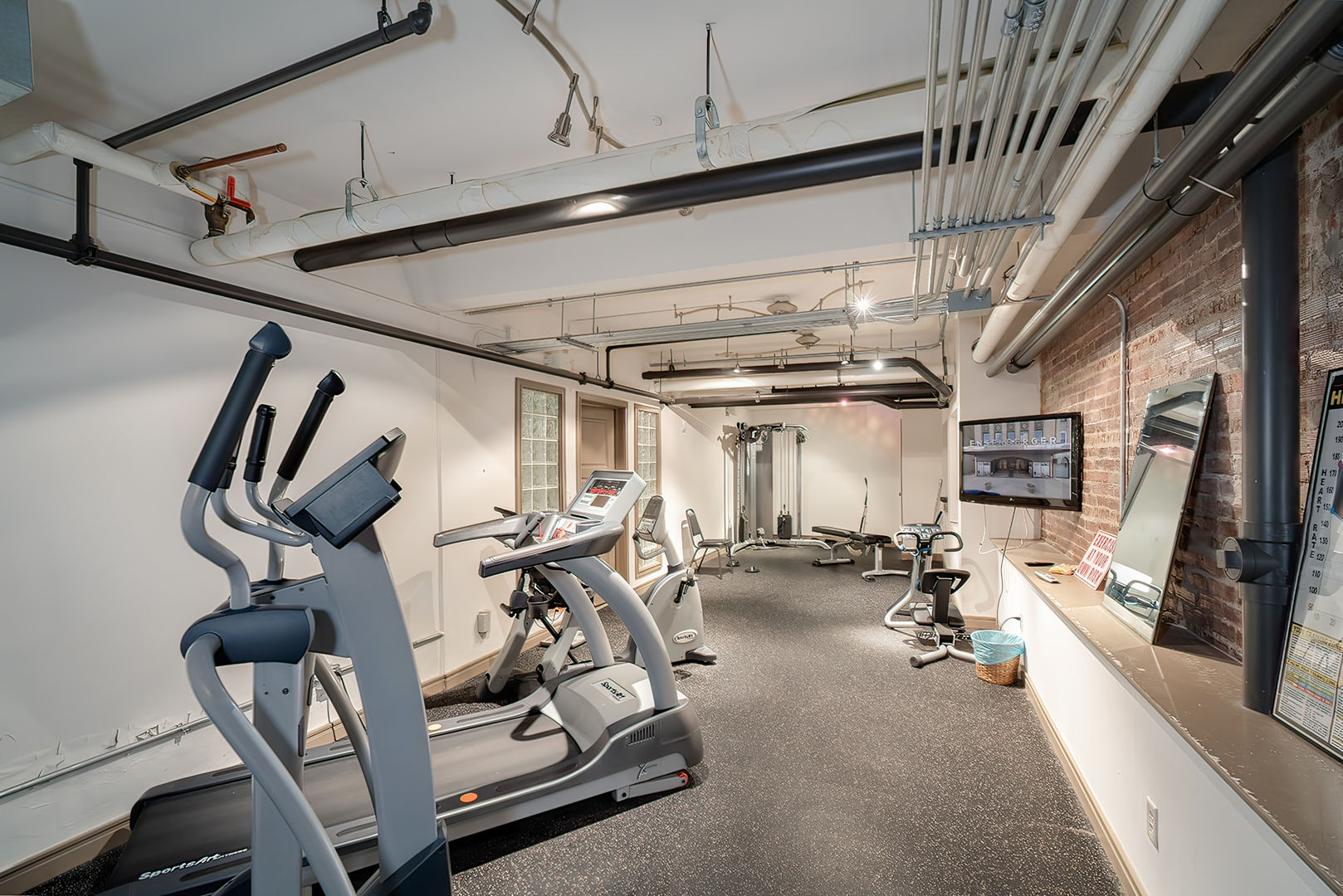 212 North Center Street, Unit 301 Bloomington, IL 61701 - Photo 37 of 39 a view of a room with gym equipment