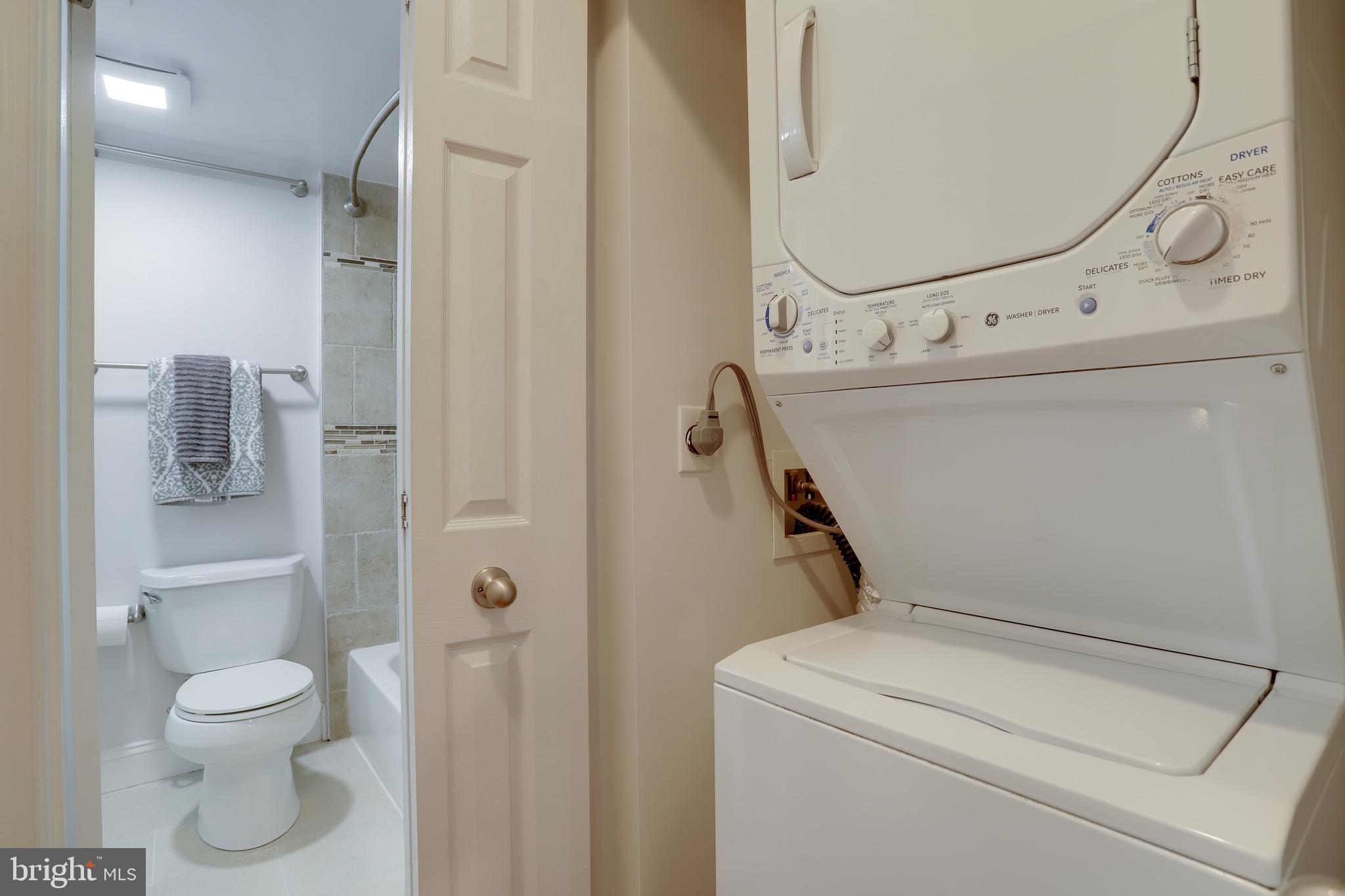 1437 A Street Northeast, Unit 1437 Washington, DC 20002 - Photo 39 of 46 Washer & Dryer in bedroom