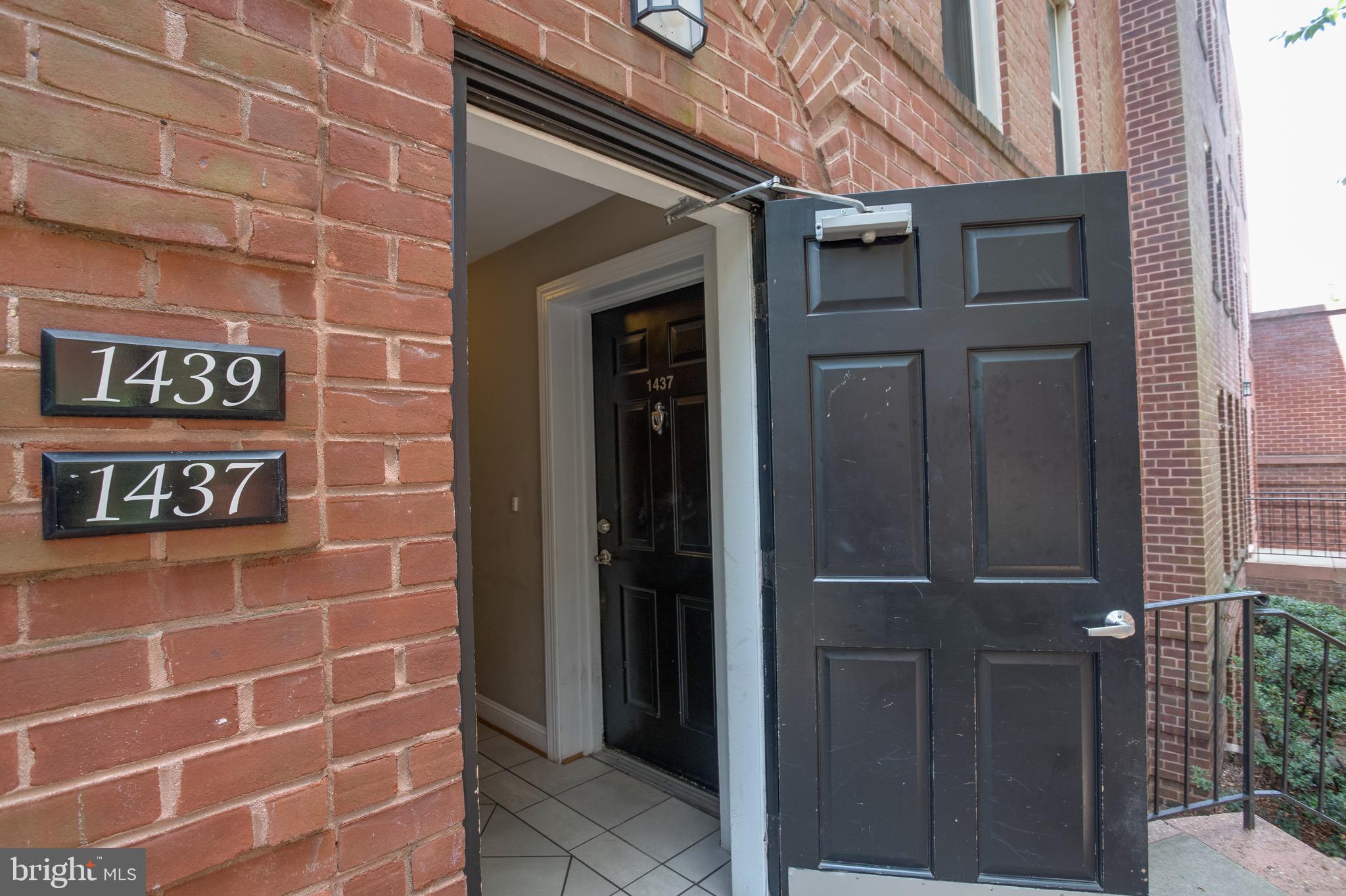 1437 A Street Northeast, Unit 1437 Washington, DC 20002 - Photo 6 of 46 Main door to unit entrance.