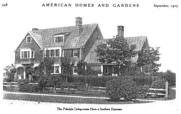 43 Lee Avenue East Hampton, NY 11937 - Photo 5 of 49 a black and white photo of a building