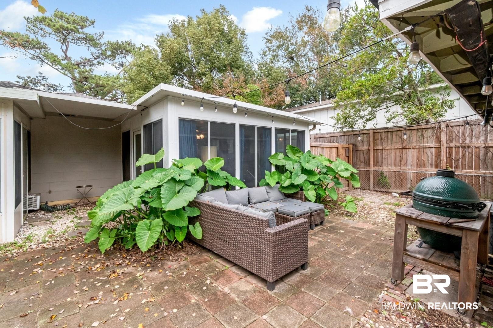 20 Kirby Street Mobile, AL 36607 - Photo 24 of 35 View of patio with a sunroom and an outdoor hangout area
