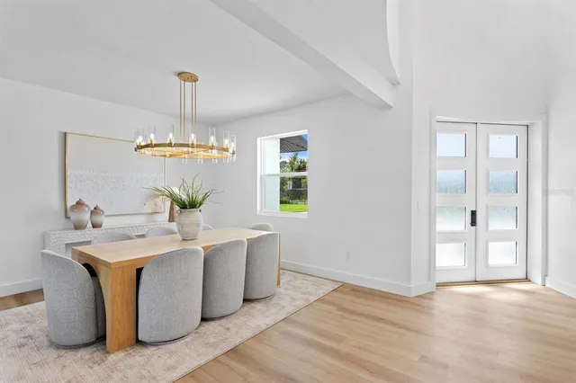 a view of counter top kitchen and entryway