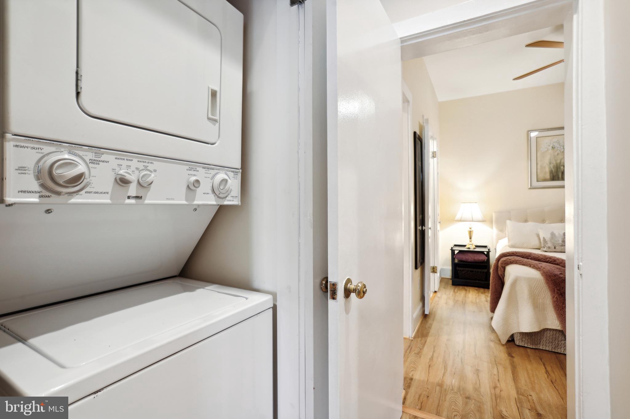 1755 18th Street Northwest, Unit 101 Washington, DC 20009 - Photo 11 of 17 a utility room with dryer and washer