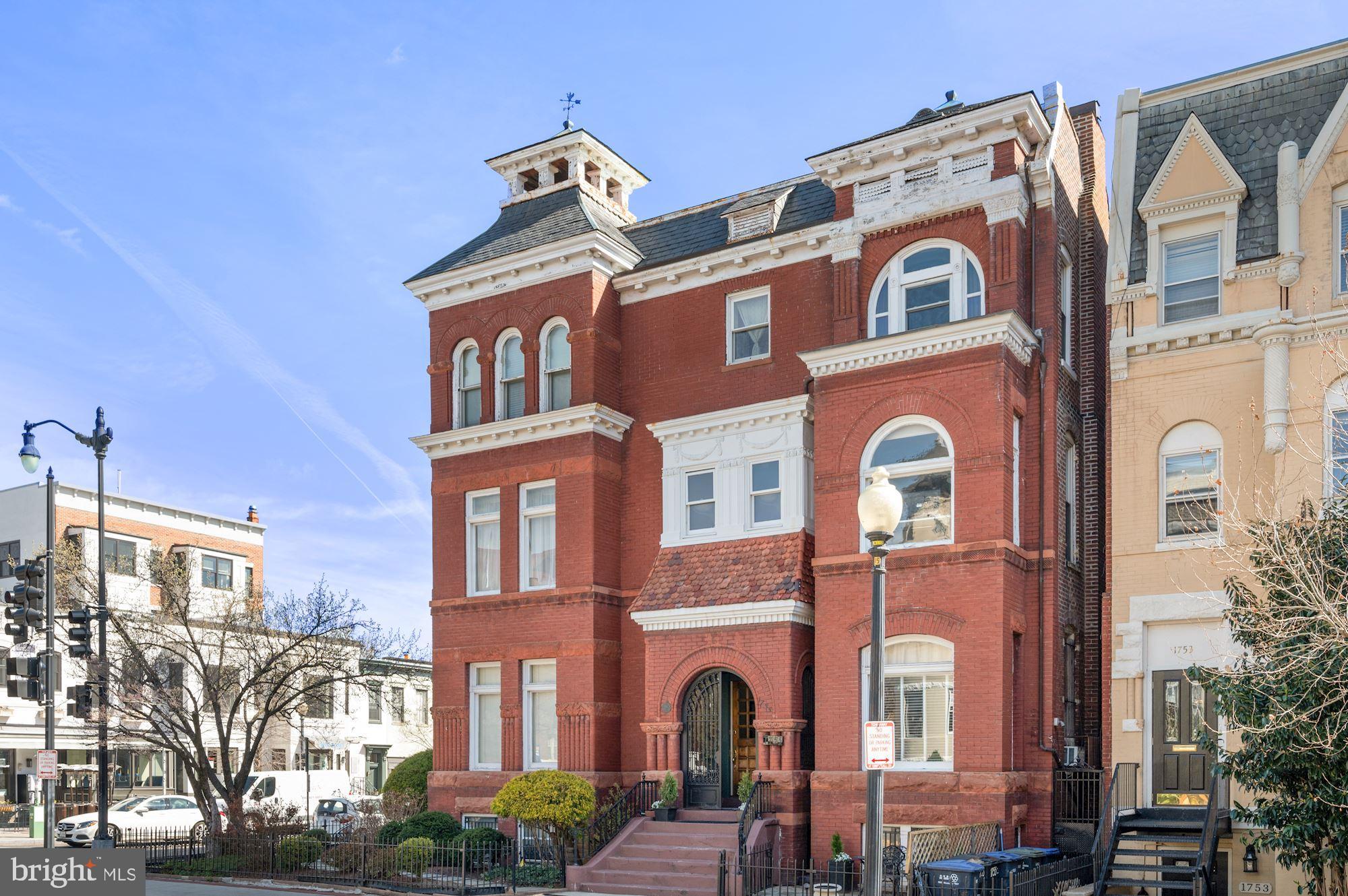 1755 18th Street Northwest, Unit 101 Washington, DC 20009 - Photo 14 of 17 a front view of a multi story residential apartment building