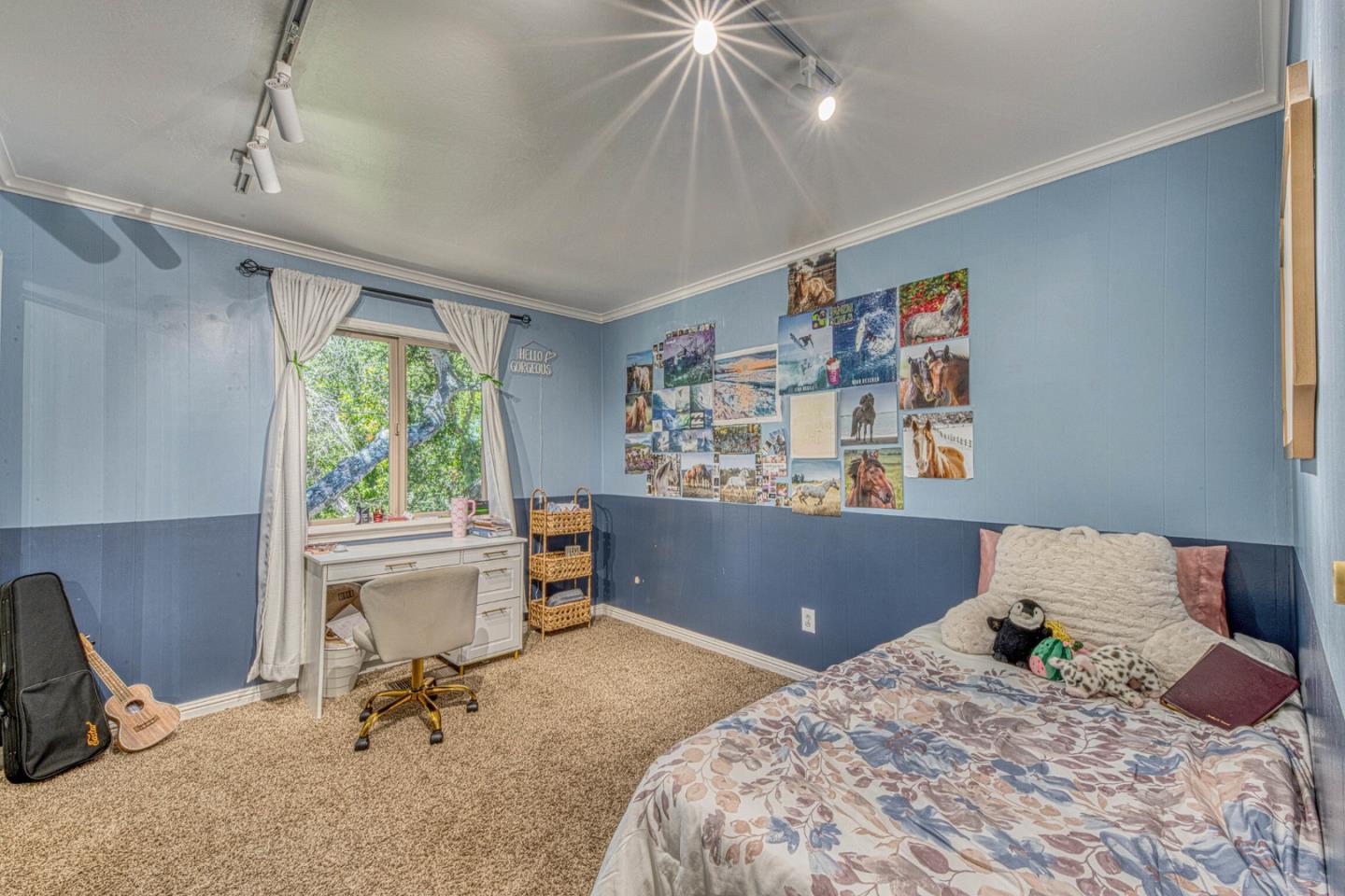 394 Mesa Road Salinas, CA 93908 - Photo 29 of 53 a bedroom with a bed and a desk