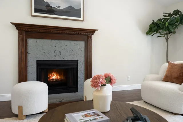 a kitchen with stainless steel appliances granite countertop a stove a sink a microwave and a refrigerator