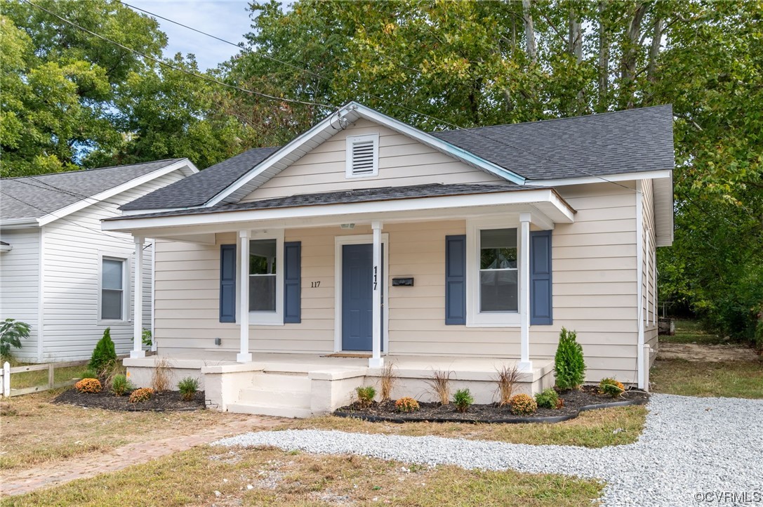 117 Spring Street Petersburg, VA 23803 - Photo 22 of 22 a front view of a house with a yard