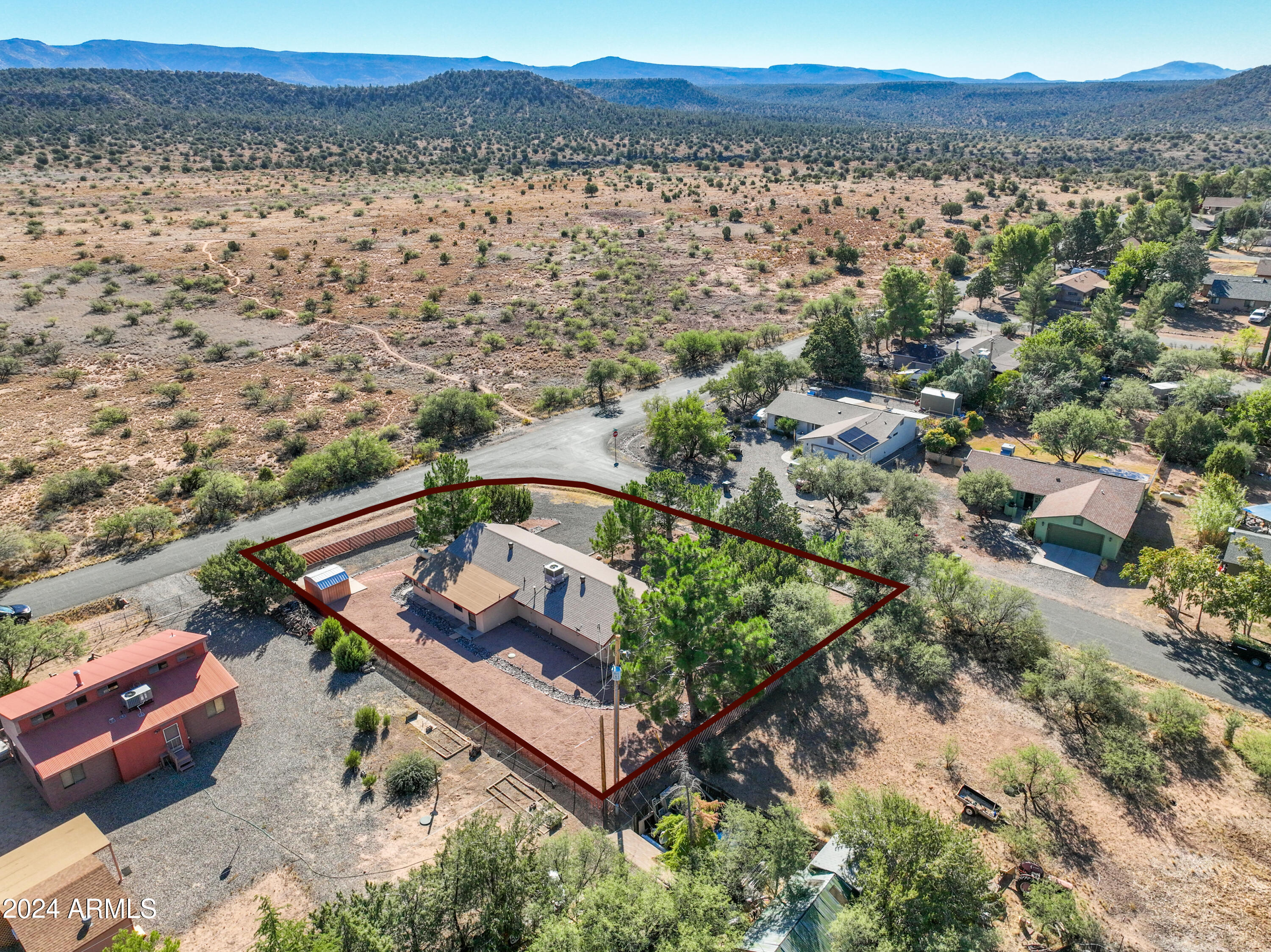 4990 East Geronimo Road Rimrock, AZ 86335 - Photo 32 of 40 Aerial Overview 3