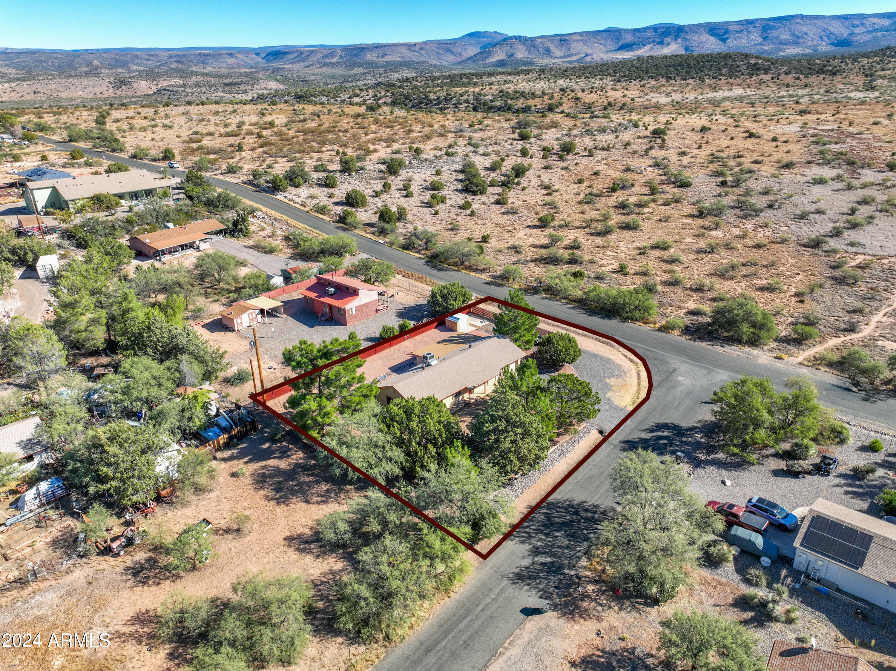 4990 East Geronimo Road Rimrock, AZ 86335 - Photo 38 of 40 Aerial Overview 4