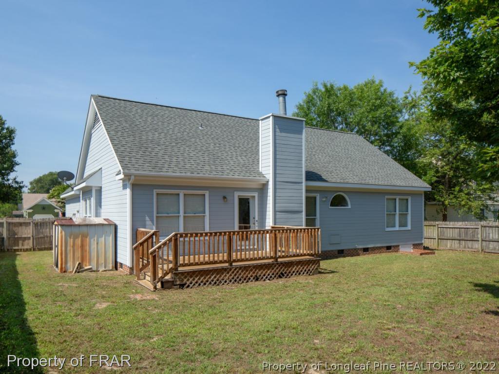 218 Larchmont Road Fayetteville, NC 28311 - Photo 28 of 28 a house view with a garden space