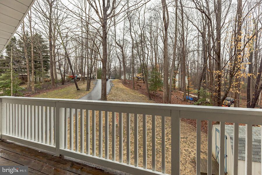 8540 Perch Court Lusby, MD 20657 - Photo 22 of 31 Bedroom 3 Balcony