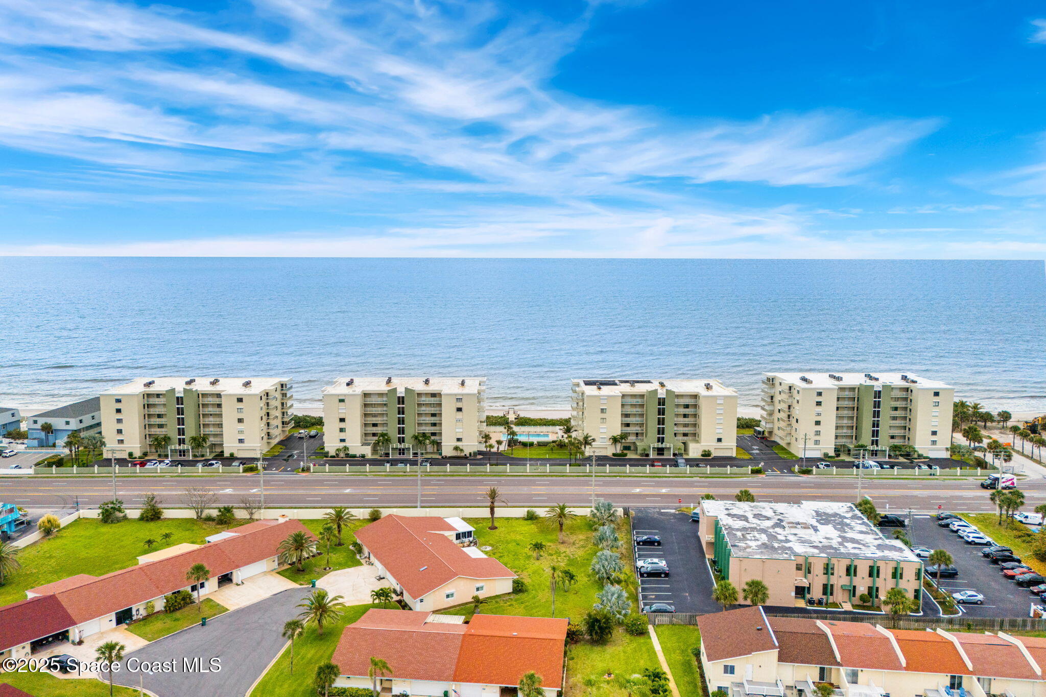407 Florida A1A, Unit 464 Satellite Beach, FL 32937 - Photo 33 of 38 a view of city from terrace view