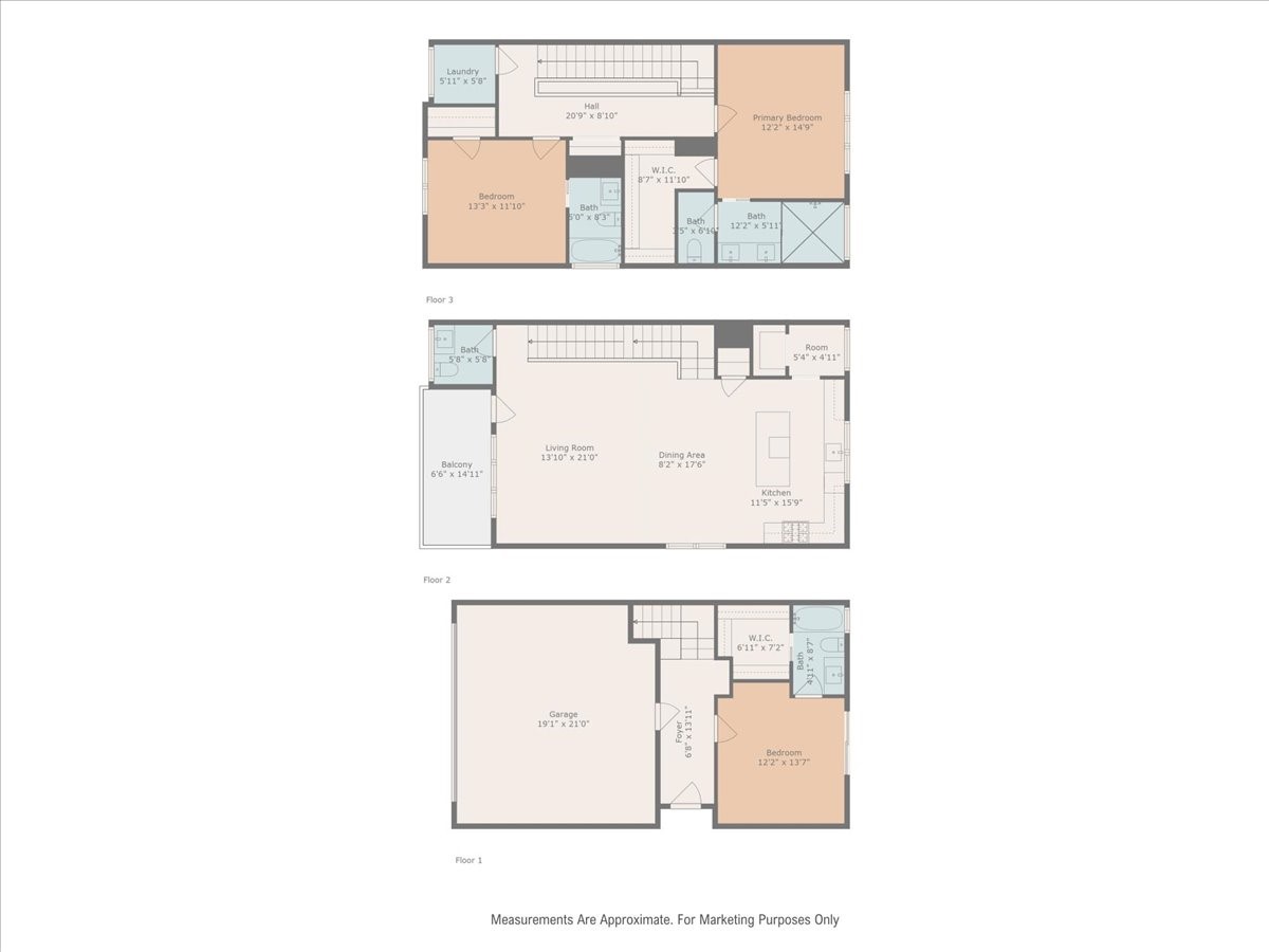 2855 Decker Pl. Houston, TX 77003 - Photo 44 of 44 Floor plan is from 2859 Decker. Actual unit layout may vary.