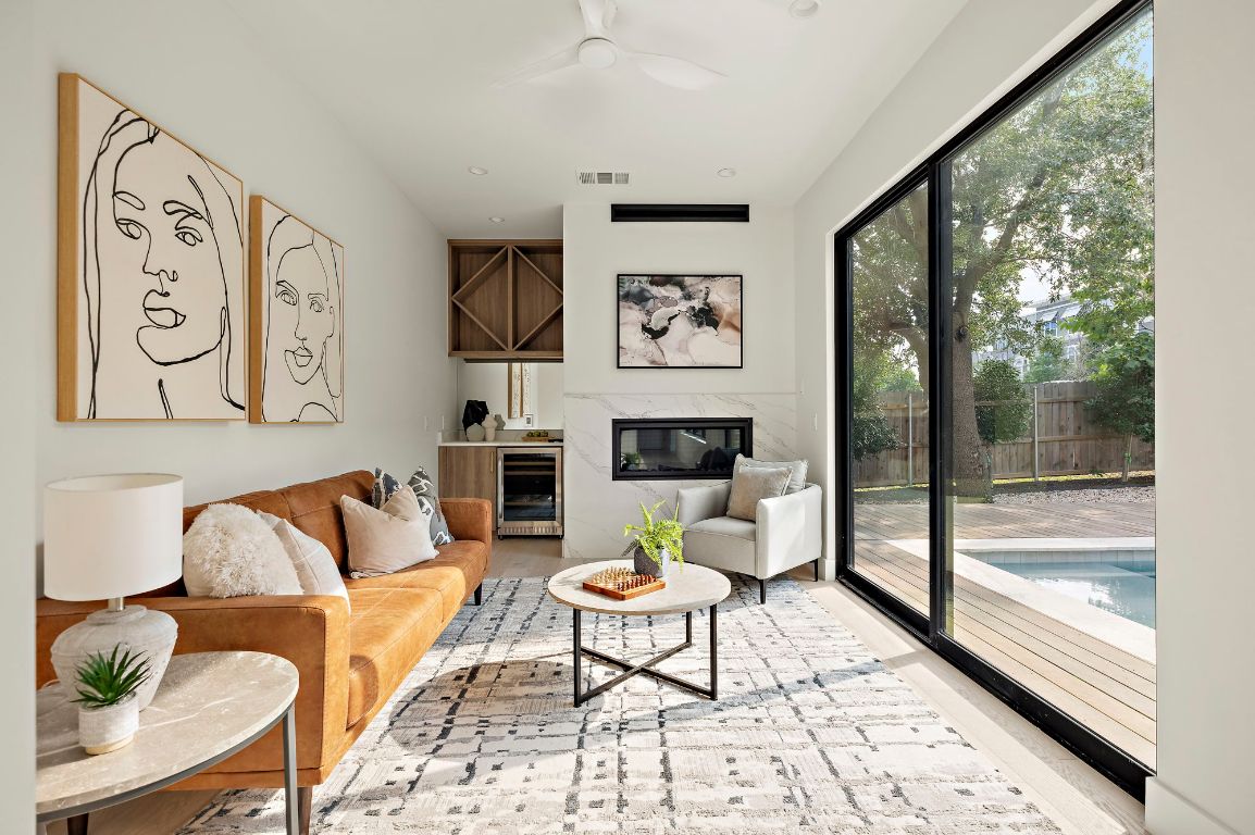 1805 Frazier Avenue Austin, TX 78704 - Photo 16 of 35 a living room with furniture and a large window