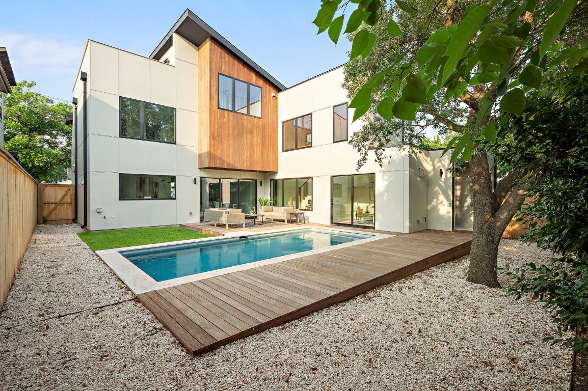 1805 Frazier Avenue Austin, TX 78704 - Photo 29 of 35 a view of an house with backyard and swimming pool