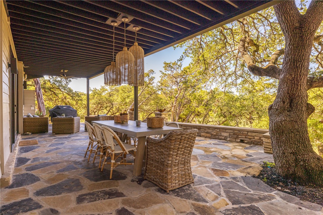710 Flite Acres Road Wimberley, TX 78676 - Photo 19 of 40 Downstairs deck, steps from the Blanco.