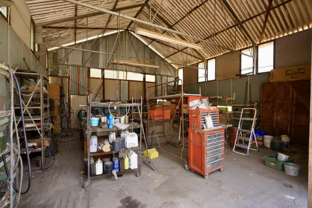 a view of storage and utility room