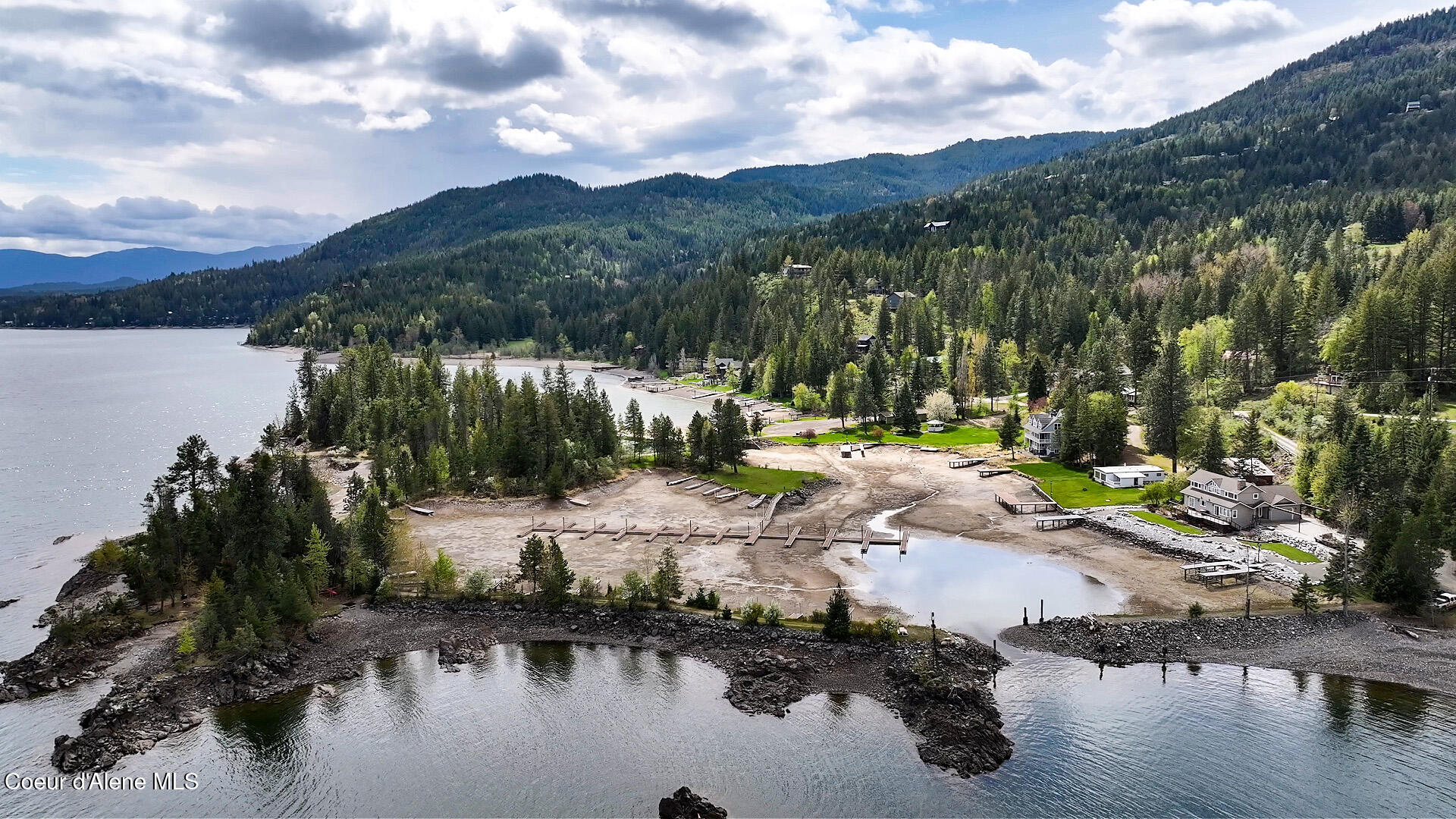 6364 Bottle Bay Road Sagle, ID 83860 - Photo 57 of 75 Sourdough docks and community island