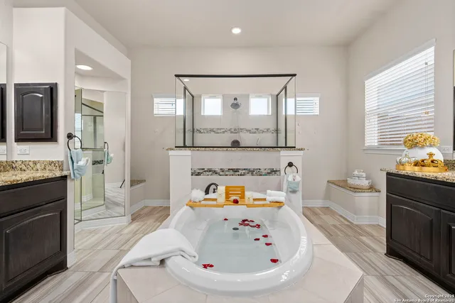 a bathroom with a sink and a bathtub