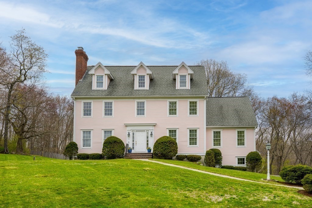 51 Glendale Road Boxford, MA 01921 - Photo 2 of 37 a front view of a house with a garden