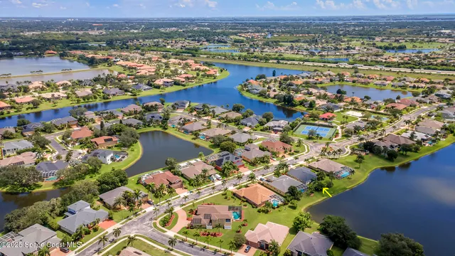 a view of a city with ocean
