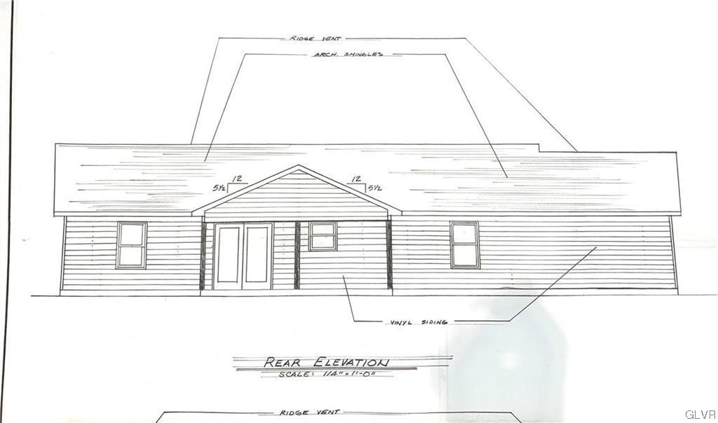 3378 Summer Valley Road, Unit LOT#5 New Ringgold, PA 17960 - Photo 30 of 33 Back of home / Please Note :
Covered Back porch i
