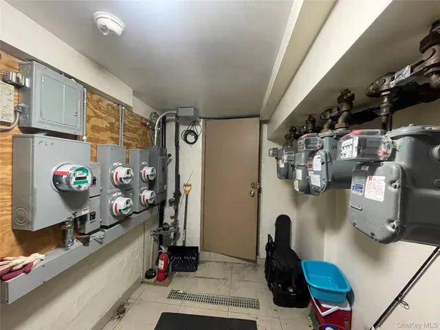 a room with storage and utility