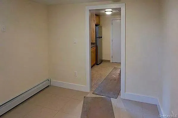 a view of a room with door