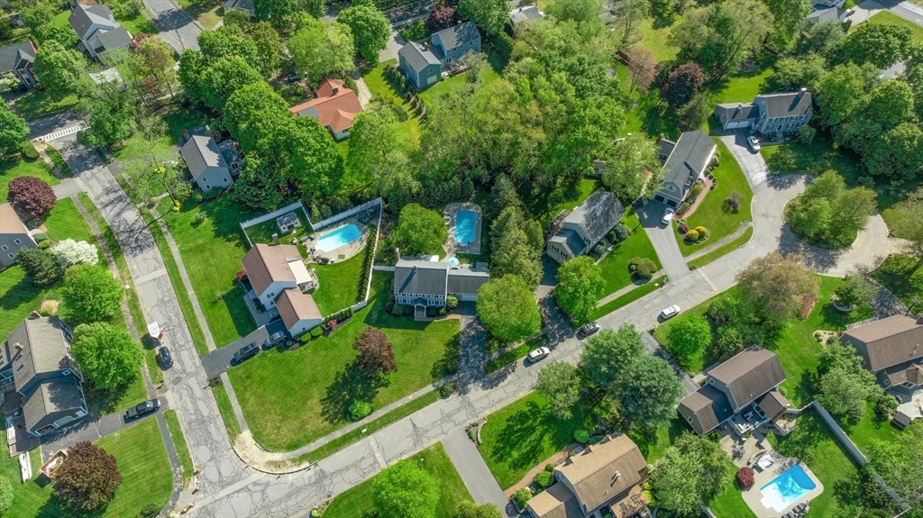 6 Wight Farm Road Natick, MA 01760 - Photo 37 of 37 an aerial view of a swimming pool