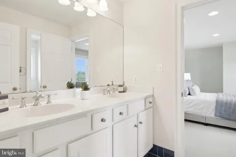 a view of a garden with an outdoor space