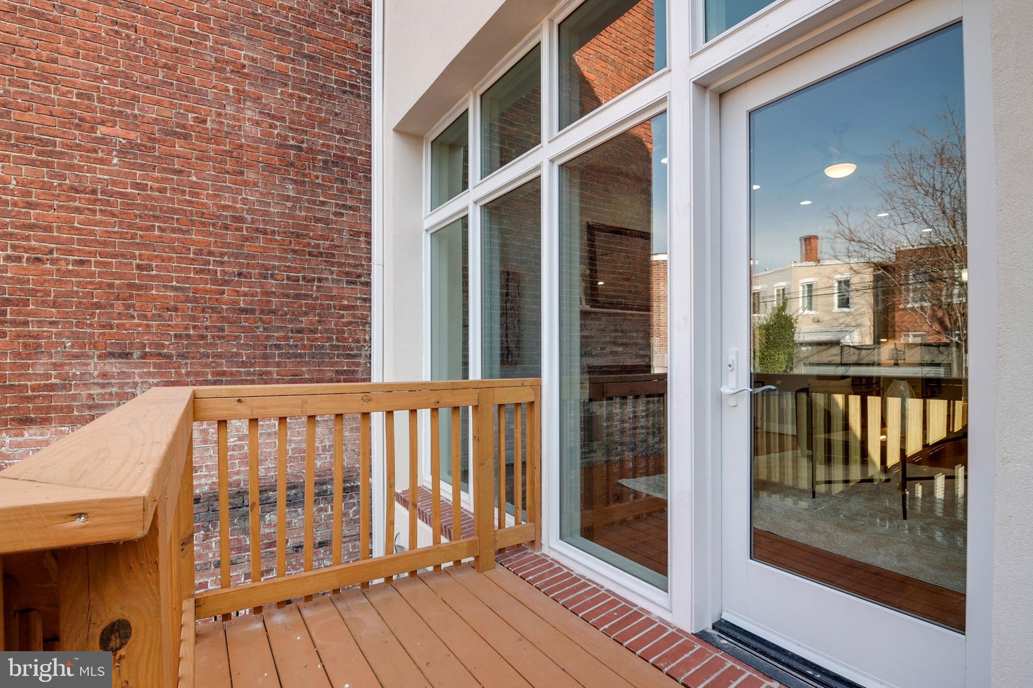 937 R Street Northwest Washington, DC 20001 - Photo 18 of 47 Rear Deck off Kitchen