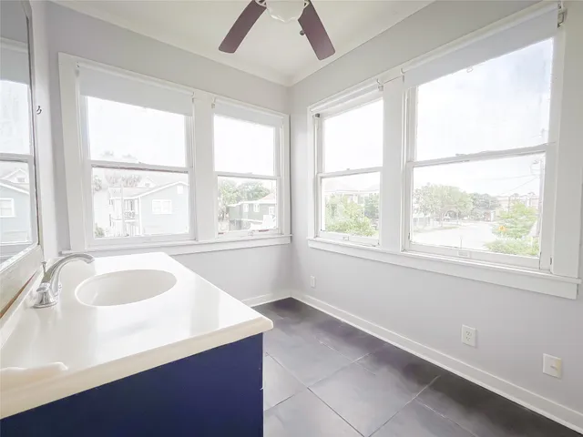 a bathroom with a sink and a bathtub