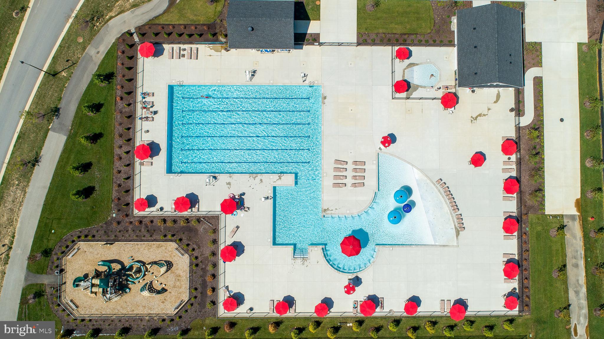 2934 Quarry Circle Odenton, MD 21113 - Photo 35 of 39 Aerial view of pool