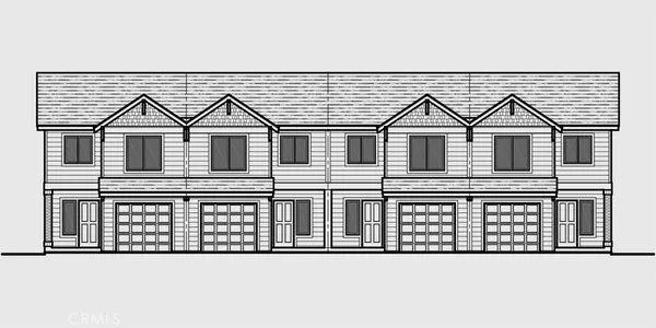 a view of a large white building