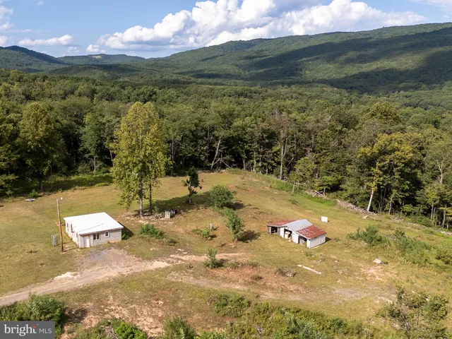 a view of lake with mountain