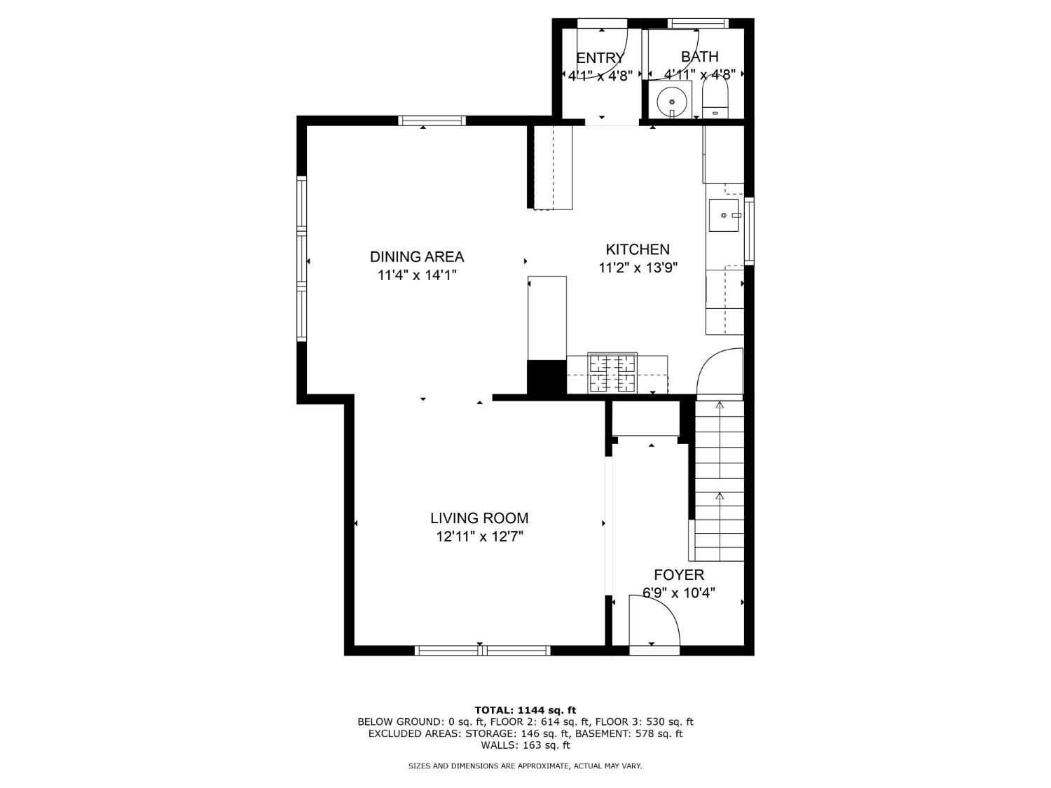 59 South 2nd Street Fords, NJ 08863 - Photo 34 of 37 a picture of a floor plan