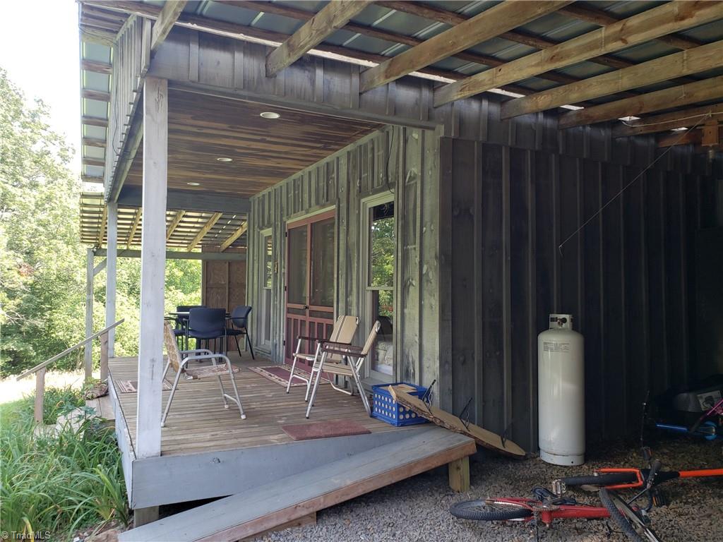 512 Vass Mill Road Laurel Fork, VA 24352 - Photo 45 of 49 Porch of cabin - also has storage on either side