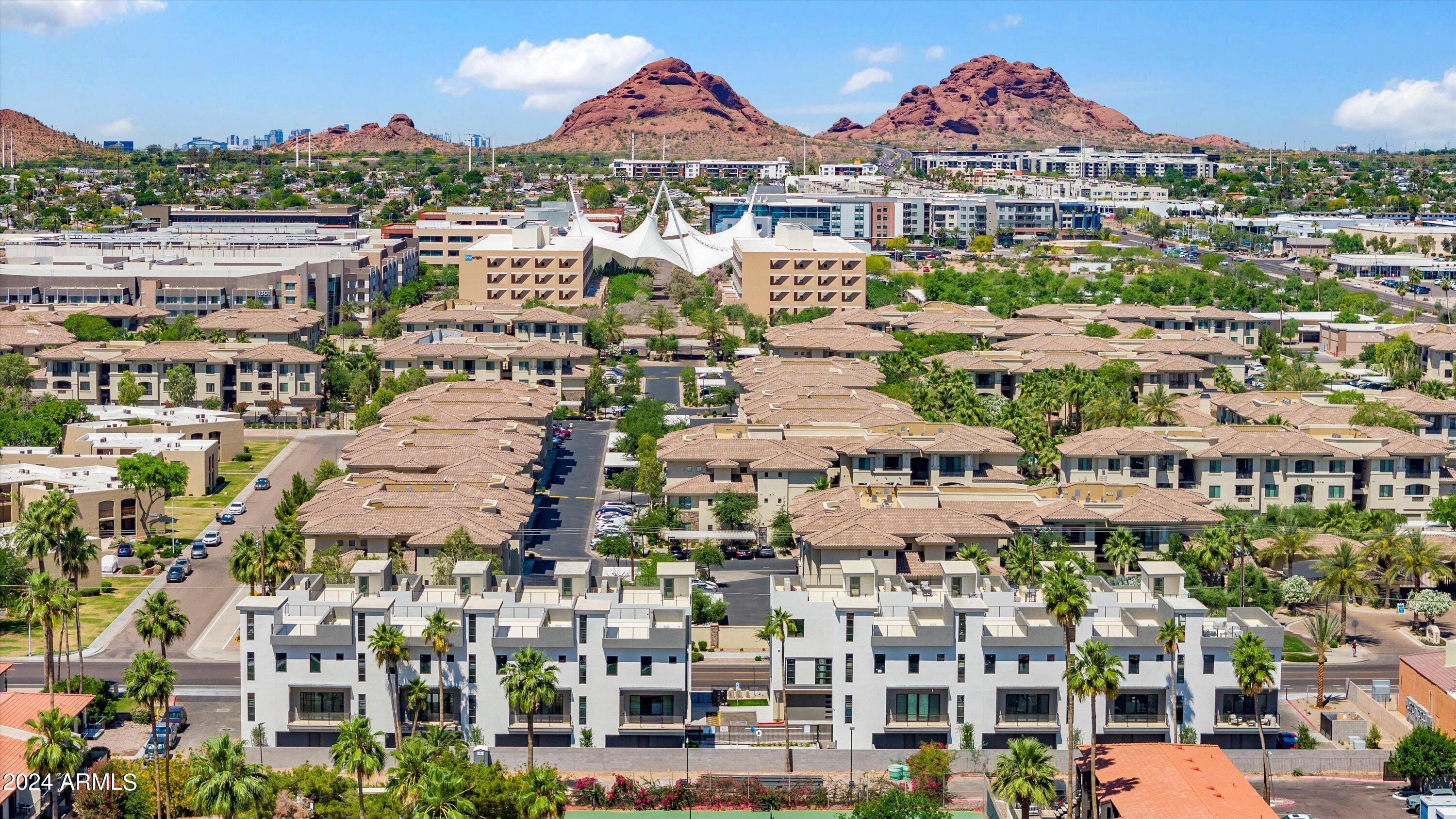 1501 North Miller Road, Unit 1002 Scottsdale, AZ 85257 - Photo 34 of 39 34-Aerial View - SkySong - Papago Park