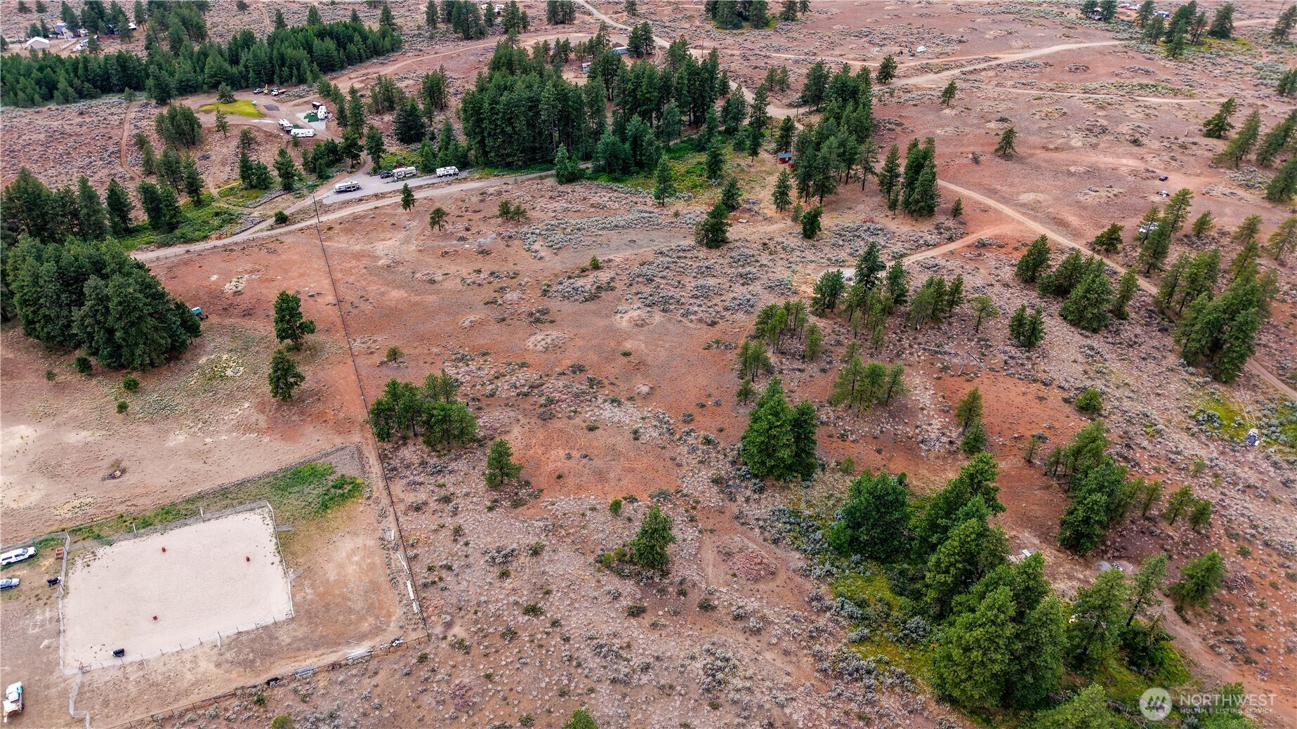 114 Falcon Ridge Road East Wenatchee, WA 98802 - Photo 3 of 7 an aerial view of a house with a yard