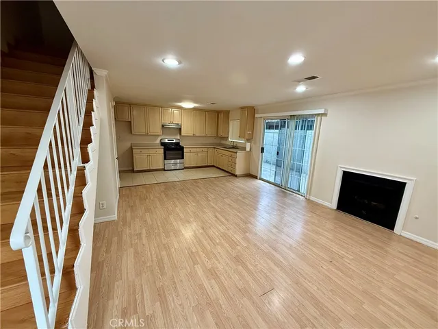 a view of livingroom with furniture and wooden floor