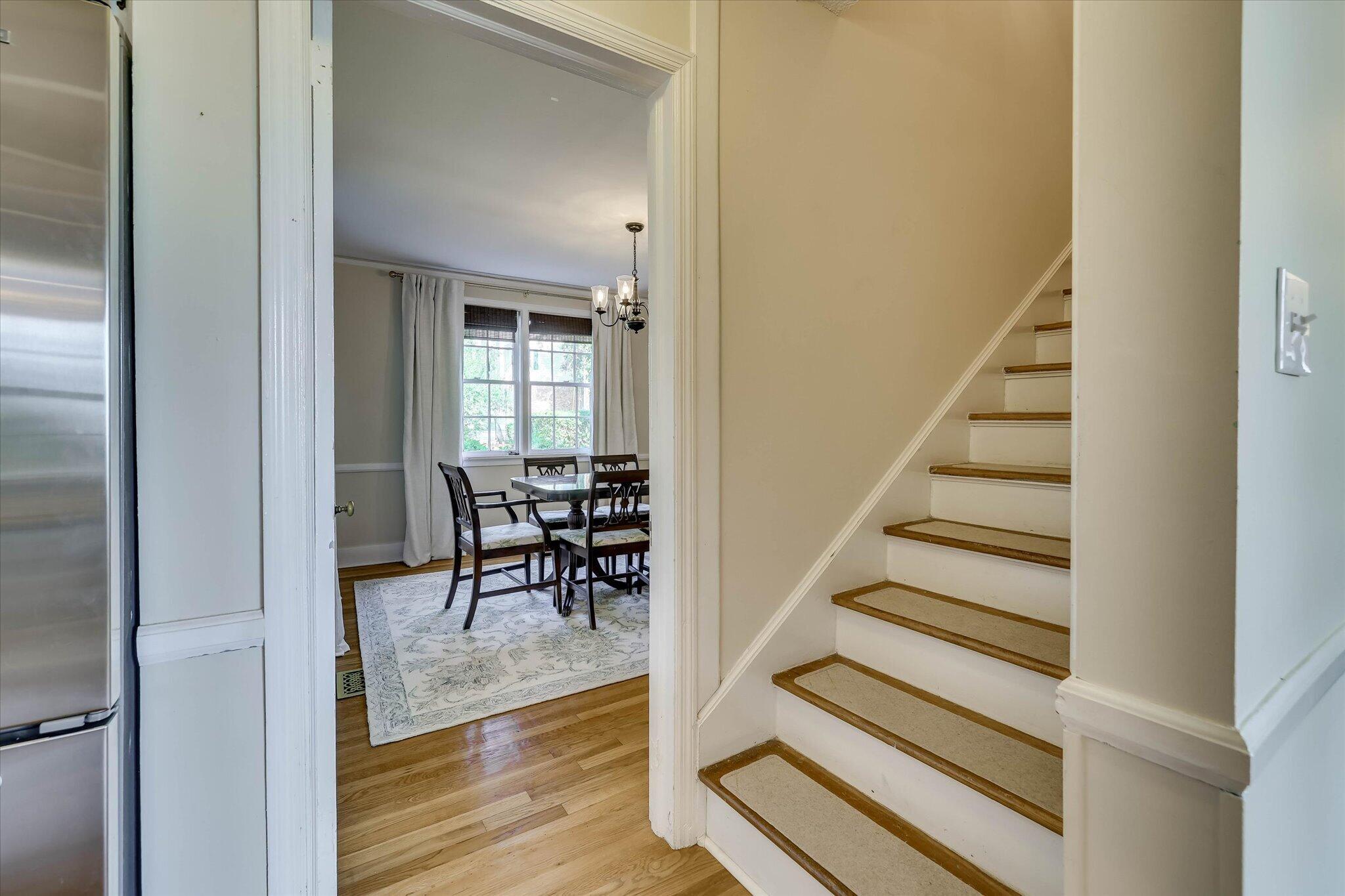 802 Hickman Road Augusta, GA 30904 - Photo 33 of 55 Staircase to upstairs bedrooms and bathroom