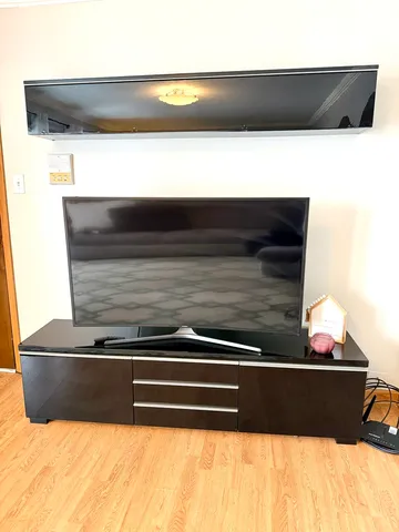 a close view of washer and dryer