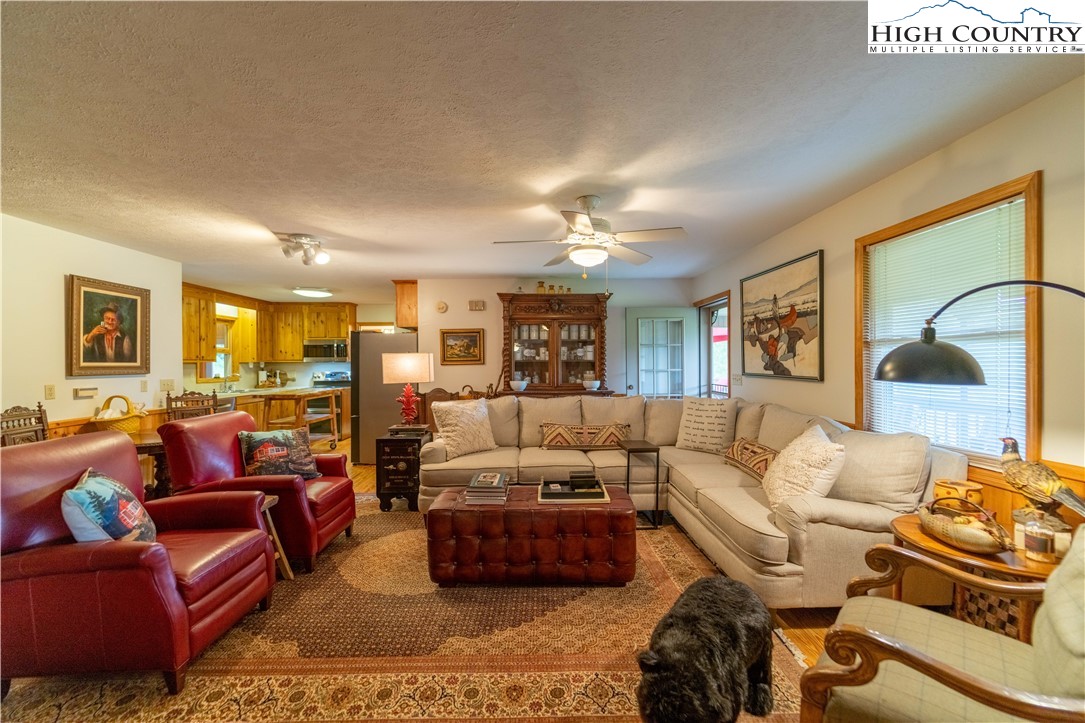 2161 River Bend Road Mouth Of Wilson, VA 24363 - Photo 11 of 47 a living room with furniture ceiling fan and a rug