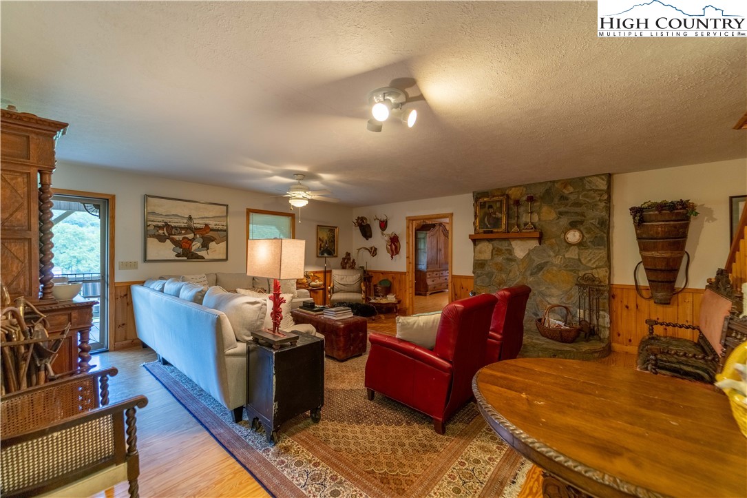 2161 River Bend Road Mouth Of Wilson, VA 24363 - Photo 15 of 47 a living room with furniture fireplace and a window