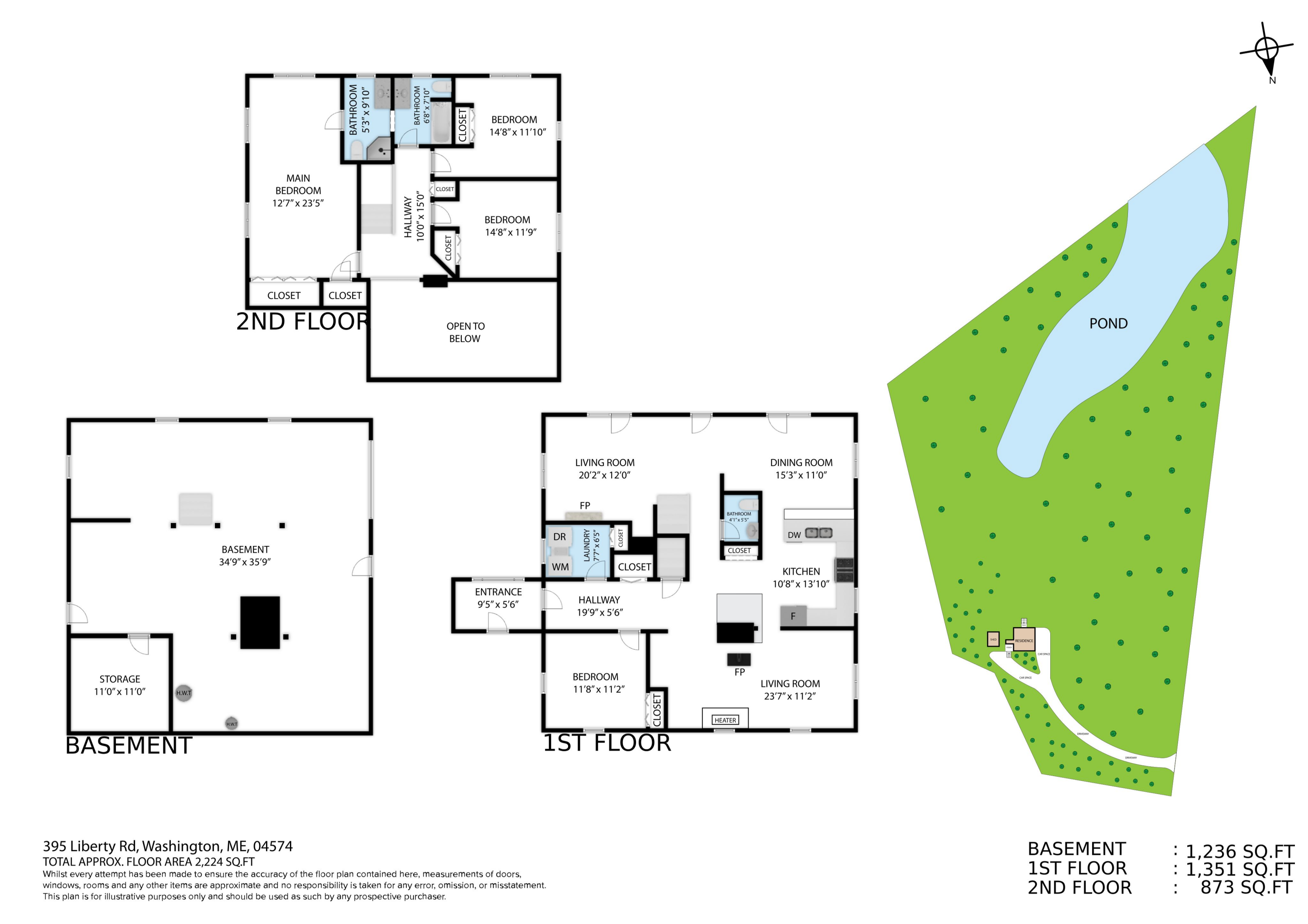 395 Liberty Road Washington, ME 04574 - Photo 59 of 60 Gallery Image 59