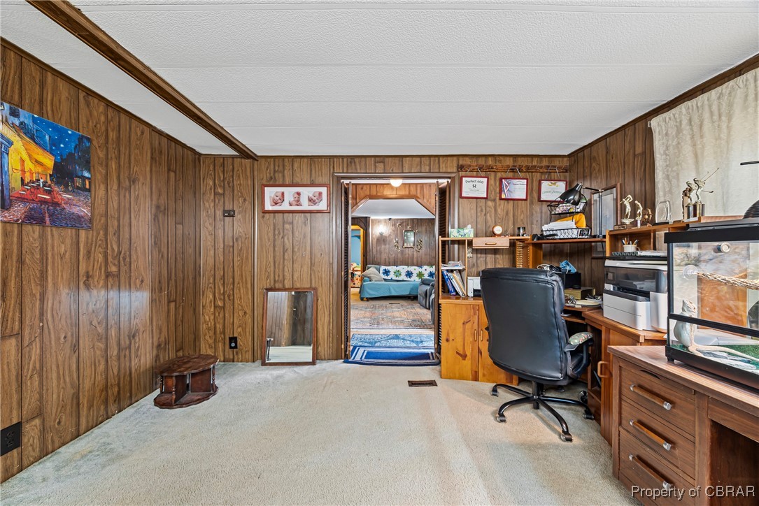 8633 Guinea Road Hayes, VA 23072 - Photo 11 of 30 View of carpeted home office